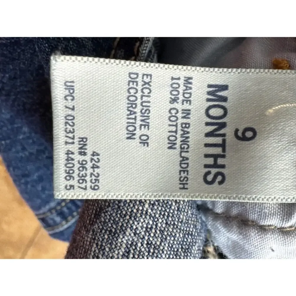 OshKosh B'gosh Denim Blue Baby Overalls One-Piece